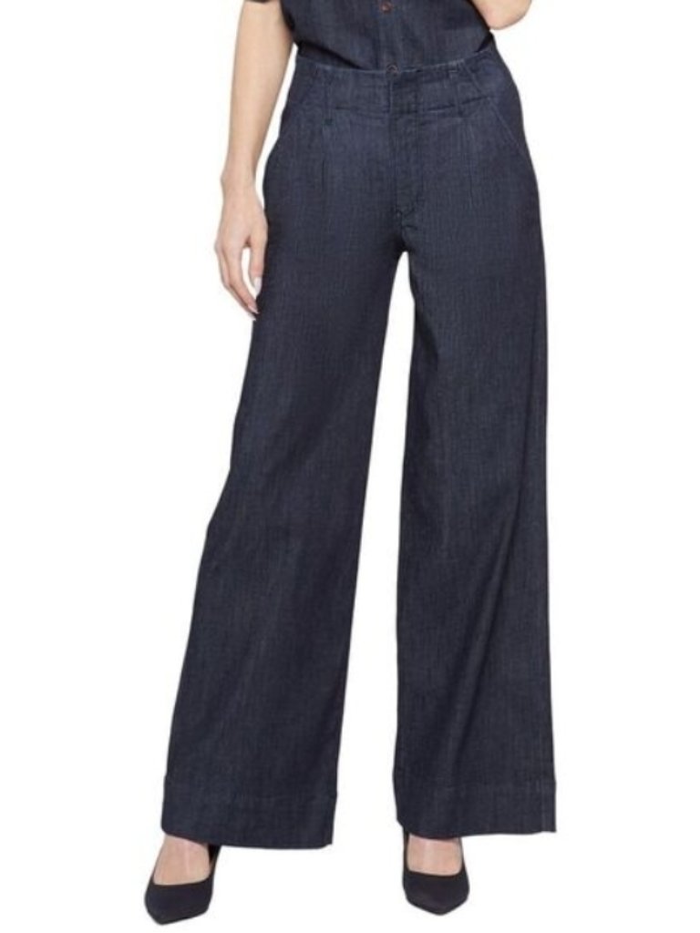Nydj Women's Mona Lightweight Rinse Wide Leg Jeans Size 16w